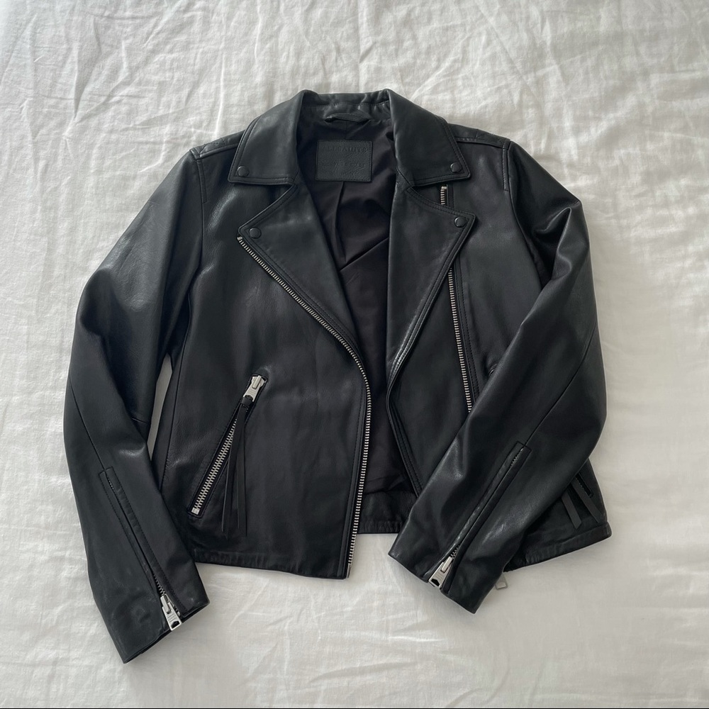 AllSaints Dalby leather jacket
